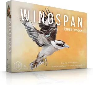 Stonemaier Games: Wingspan Oceania Expansion | Add to Wingspan (Base Game) | includes New Player Mats, Food, and Egg Color | 95 Unique New Birds | Cooperative Mode | 1-5 Players, 70 Mins, Ages 14 