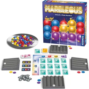 Thames & Kosmos Marbleous - Colorful Marble Strategy Game | 30 Minute Playtime | Family Game Night 1-4 Players | Ages 8 & UP