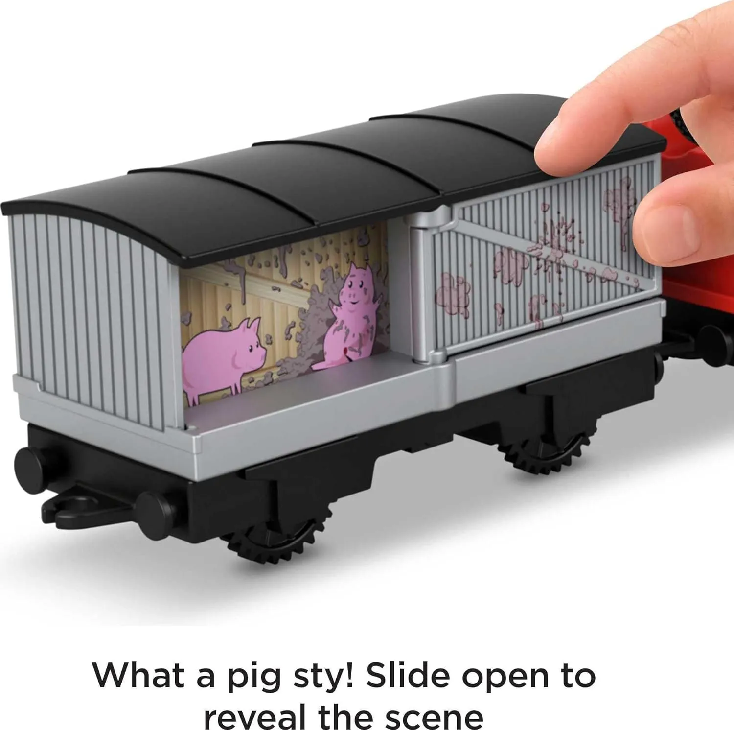 Thomas & Friends Motorized Toy Train Talking James Engine with Sounds Phrases & Coal Car for Preschool Pretend Play Kids Ages 3  Years