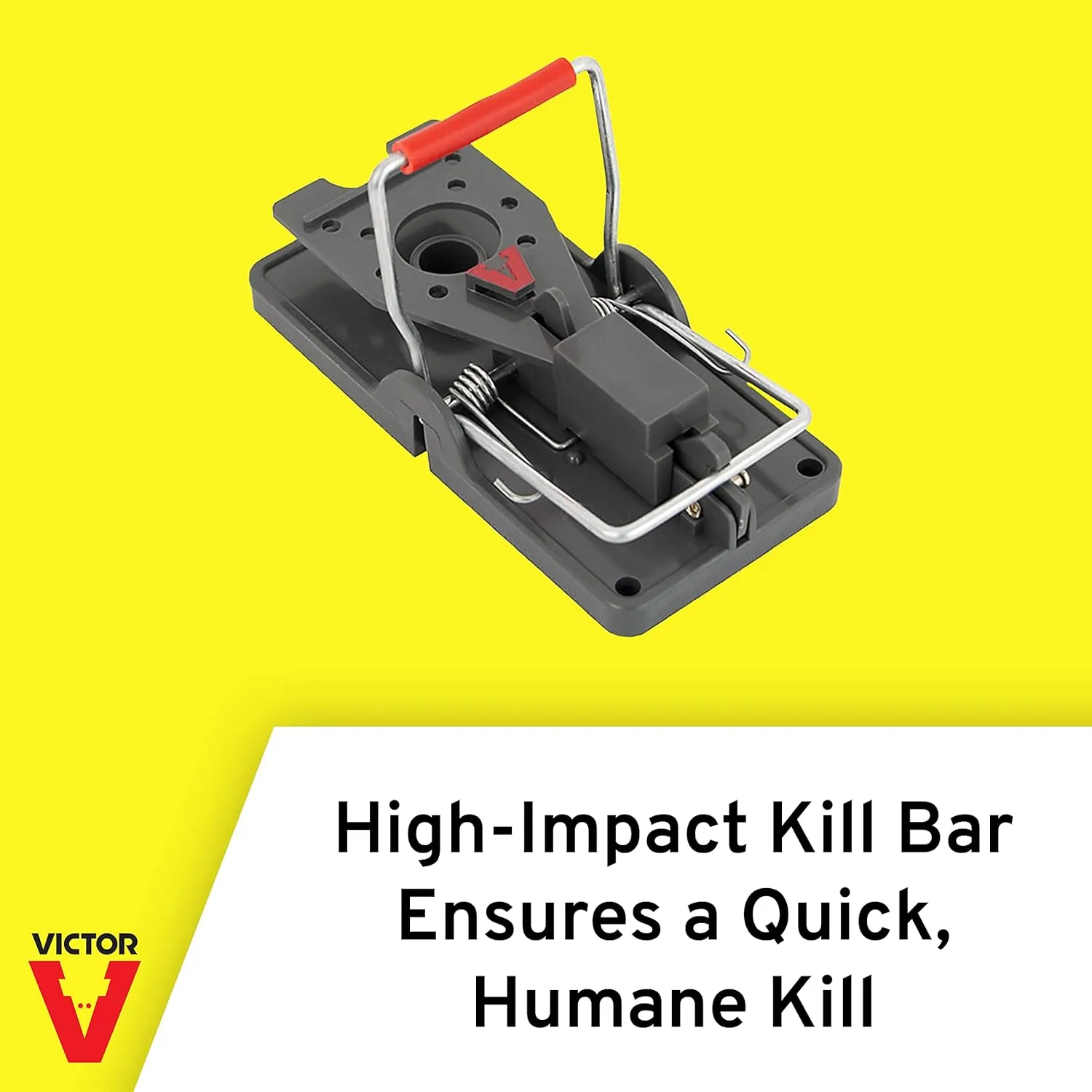 Victor Humane Mouse Traps M393SSR - Easy Set Reusable Mouse Trap - Pack of 6