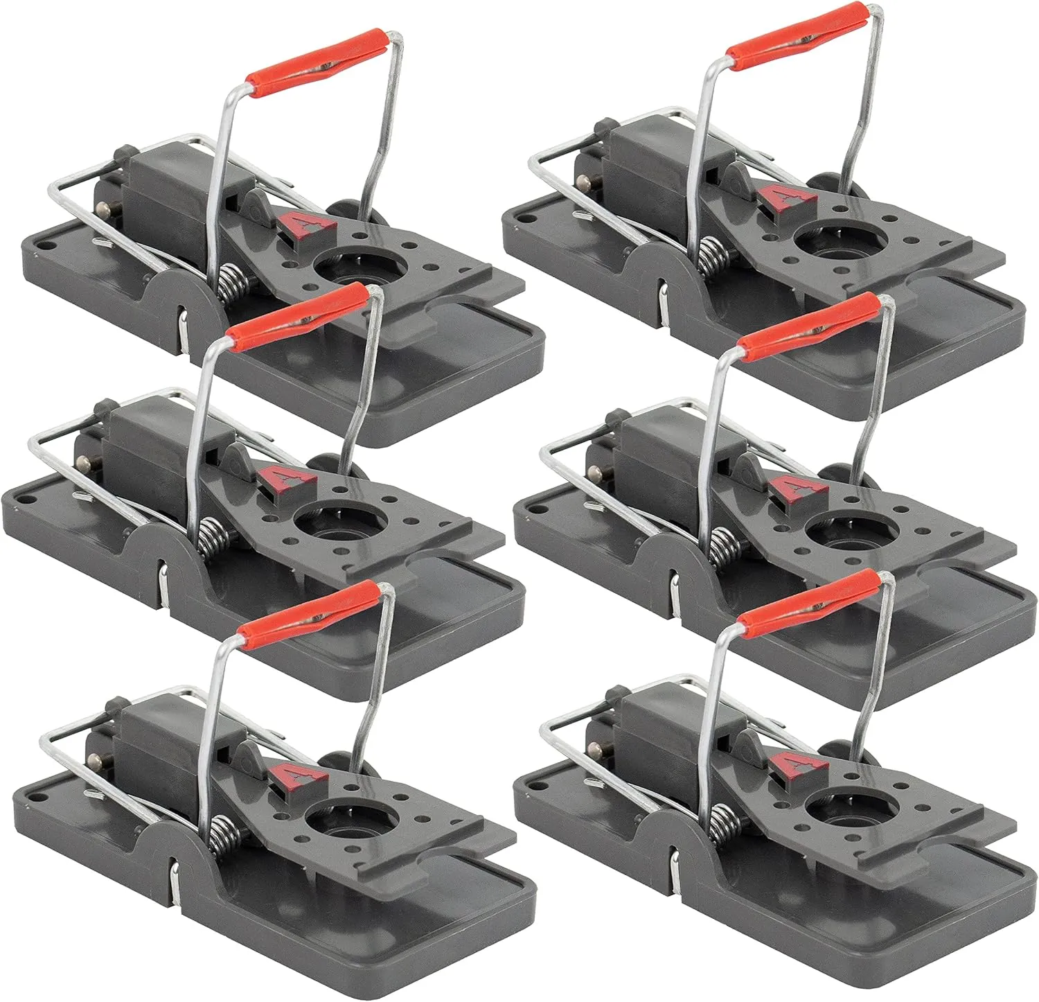 Victor Humane Mouse Traps M393SSR - Easy Set Reusable Mouse Trap - Pack of 6