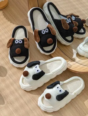 Yoroka Cartoon slippers Cute Animal Shape Slippers,Thick Sole Soft Indoor Outdoor Slippers for Women