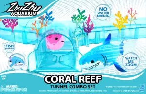 Zhu Zhu Aquarium Coral Reef Tunnel Playset w/ Fish Included